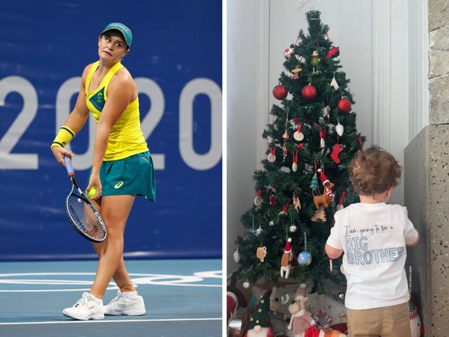 Ash Barty is having baby number two.