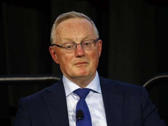 BRISBANE, AUSTRALIA - NewsWire Photos JULY 12, 2023: The Governor of the Reserve Bank of Australia Philip Lowe speaks during the Economic Society of Australia lunch held in Brisbane. Picture: NCA NewsWire/Tertius Pickard