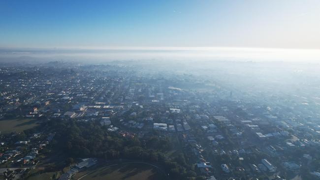 People sensitive to poor air quality are being urged to remain indoors until the smoke haze clears. Picture: Sean Callinan