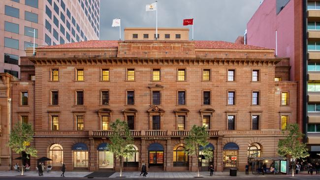 Artist's impression of the upgrade of Elder House at 27 Currie St, Adelaide