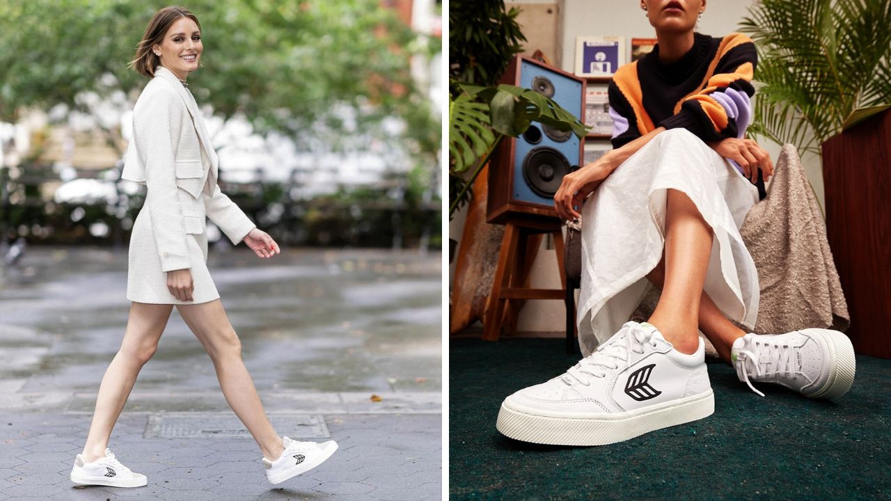 Womens Cali Sport Sneaker in White - Glue Store