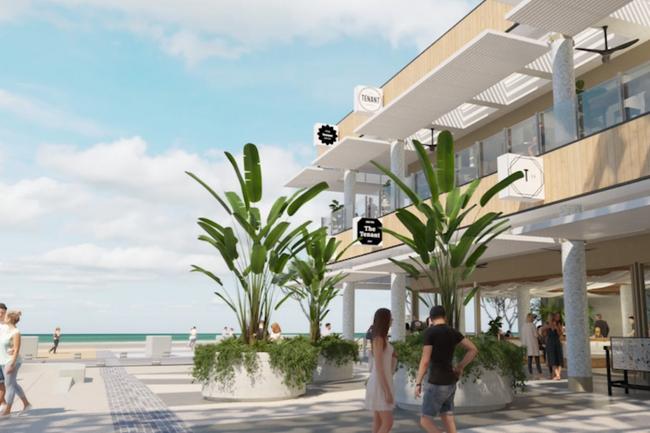 Artist impression of the proposed redevelopment of the Paradise Centre in Surfers Paradise on the Gold Coast.