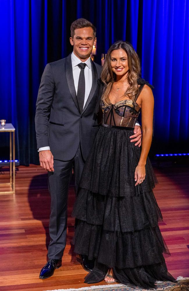 Eliminated Bachelor contestant Jay Lal with Jimmy Nicholson on their final date.