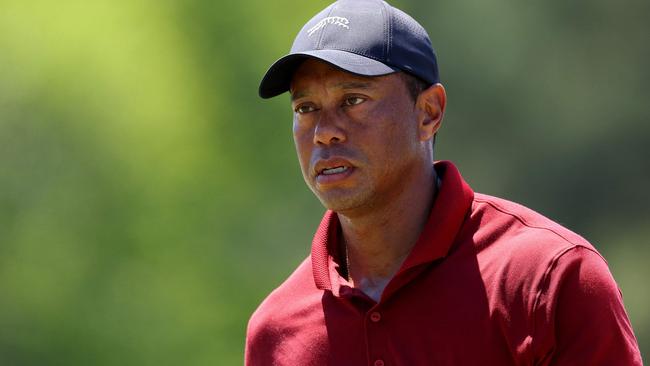 Tiger Woods has ruptured his Achilles. Photo: Andrew Redington/Getty Images/AFP.