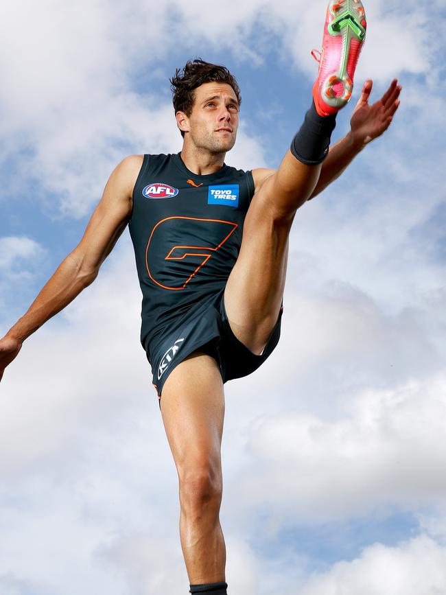 The Giants will be hoping the charcoal jumper will help them end the Swans’ unbeaten run.