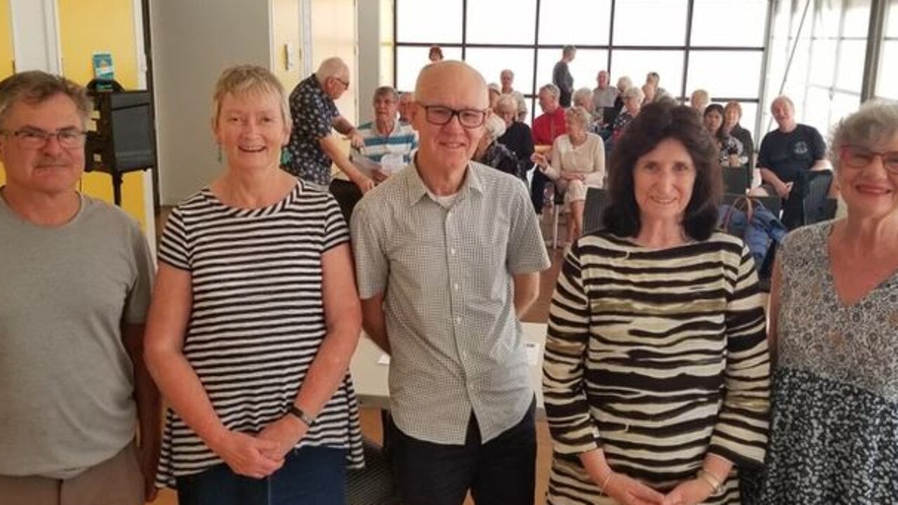 Peregian Beach Community Association members Keith Long, Marian Kroon, Barry Cotterell, Mary Crawford and Fran Pennay have had their say on Noosa Council’s proposed crackdown on holiday letters.