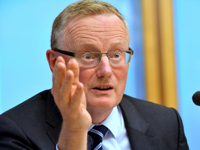 Philip Lowe, governor of the Reserve Bank of Australia (RBA), speaks during a hearing before the House of Representatives economics committee in Canberra, Australia, on Friday, Feb. 7, 2020. LoweÃÂ signaled his board is firmly on hold for now, saying further cuts to the nation's already historically-low interest rate risk doing more long-term damage to the economy than the short-term benefit they would create. Photographer: Mark Graham/Bloomberg via Getty Images