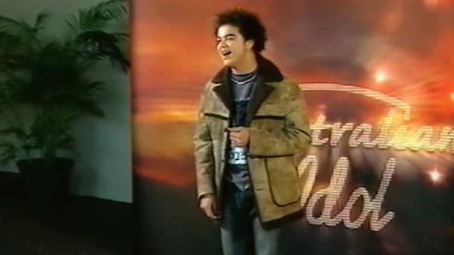 In his 2003 audition for Australian Idol.