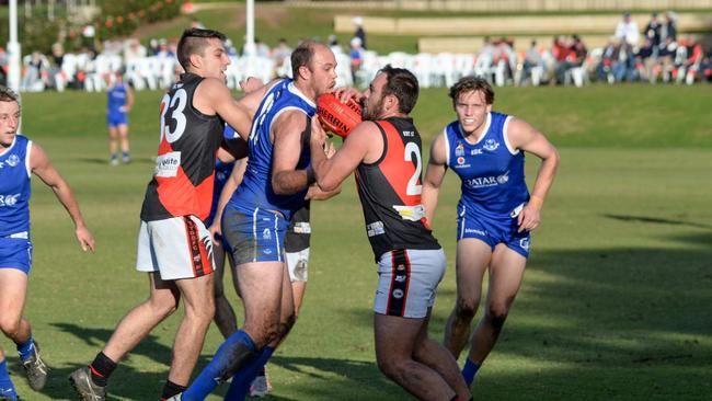 Former Gullies player Dylan Schoenmakers (right) has headed to Border Districts. Picture: Brenton Edwards