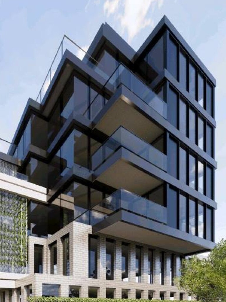 An artist’s impression of the Dean St apartments in Moonee Ponds.