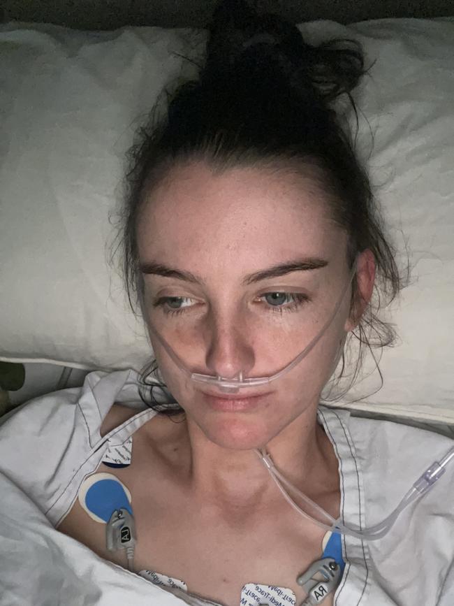 Hayley said she was told to leave school while she was battle chronic pain. Picture: Supplied