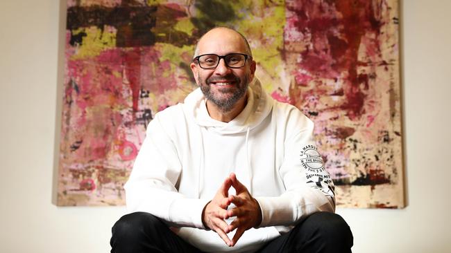 11/09/19 Philanthropist Alex Waislitz in his Melbourne office talking about the next steps for his foundation. Aaron Francis/The Australian