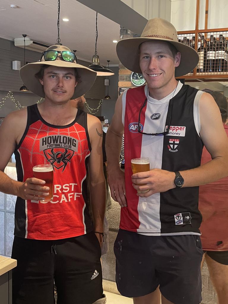 Celebrating the Melbourne Cup at the Carrollee Hotel in Kingaroy.