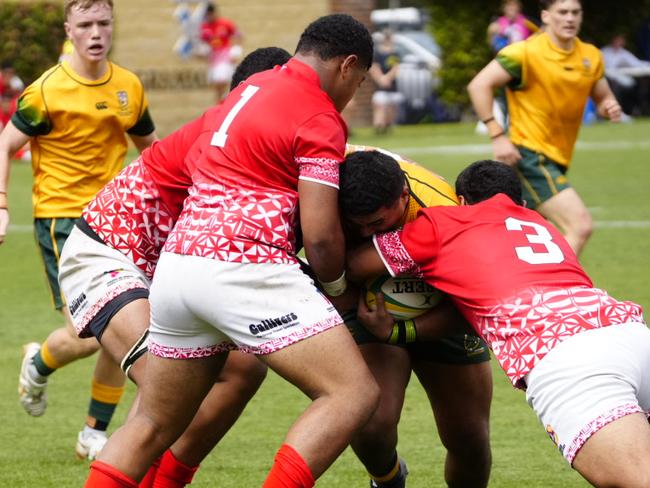 The Australians won their match against Tonga.