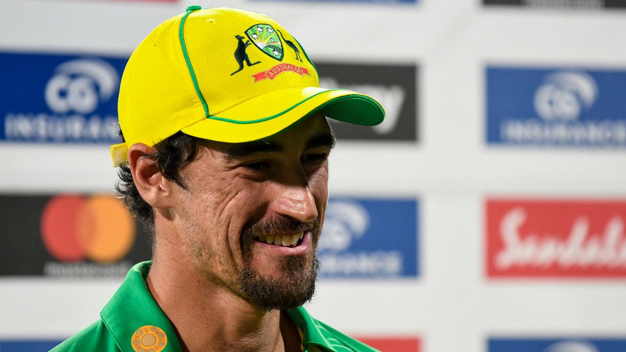 A fresh Mitchell Starc was man of the series in the West Indies. Picture: Randy Brooks / AFP