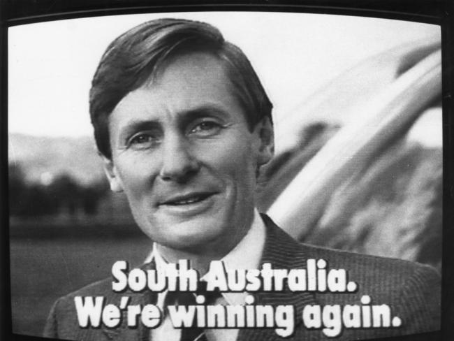 John Bannon in TV ad to promote South Australia in 1985.