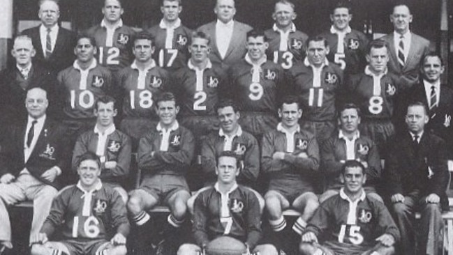 Queensland rugby league 1959 Interstate Champions. Photo: Supplied.