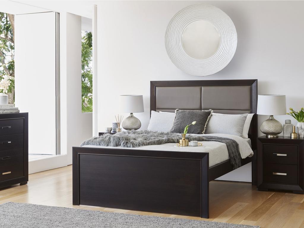 The Hunter Queen Bed from Harvey Norman crafted in Bayswater, Victoria.