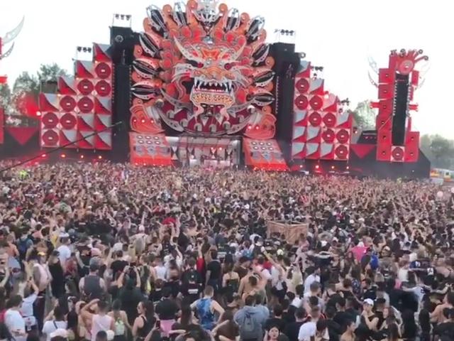 PiCrowds at Defqon 1 festival in 2018.