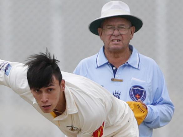 J Maher bowls for Lions. In the 124 year history of Sydney Grade / NSW Premier Cricket, no umpire has officiated more matches than Arthur Watson. Round 14 sees Arthur reach an incredible milestone - he stands in his 750th SCA match.