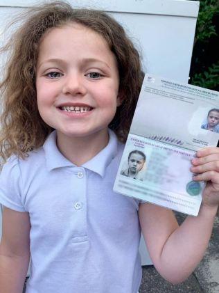 The mum tried at least 10 times before getting the perfect passport photo that was finally approved. Source: Kennedy News