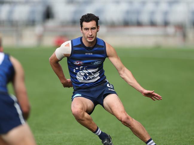 Sam Simpson has been forced to the sidelines. Picture: Peter Ristevski