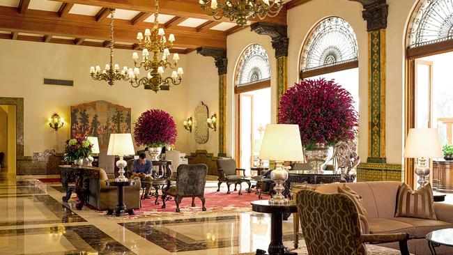 Lobby of the Country Club Lima Hotel, Lima, Peru. Supplied pic.