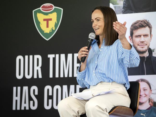 AFLW legend Daisy Pearce at Blundstone Arena. Picture: Chris Kidd