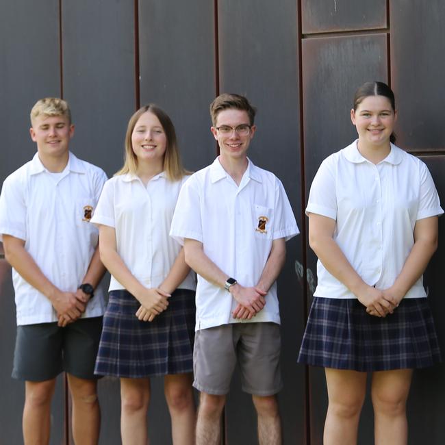 Vice Captains: Braye Porter, Lorna Mitchell ; Captains: Thomas Gray, Grace Jasprizza Picture: St Johns College