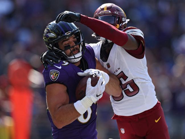 The Ravens won the game on the field. (Photo by Patrick Smith/Getty Images via AFP)