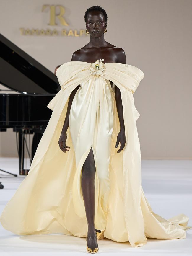 Australian-born, London-based couturier Tamara Ralph’s spring/summer '25 haute couture show.