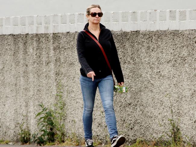 Lisa Marie Smith walking in Dublin. Picture: Splash News/Media-Mode