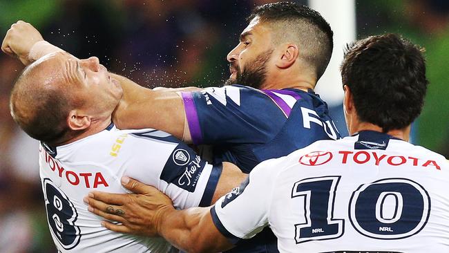 The International Sports Sciences Forum endorses the NRL’s crackdown on high shots. Picture: Michael Dodge/Getty Images