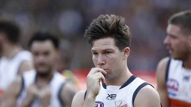 Toby Greene after the 2019 AFL Grand Final.