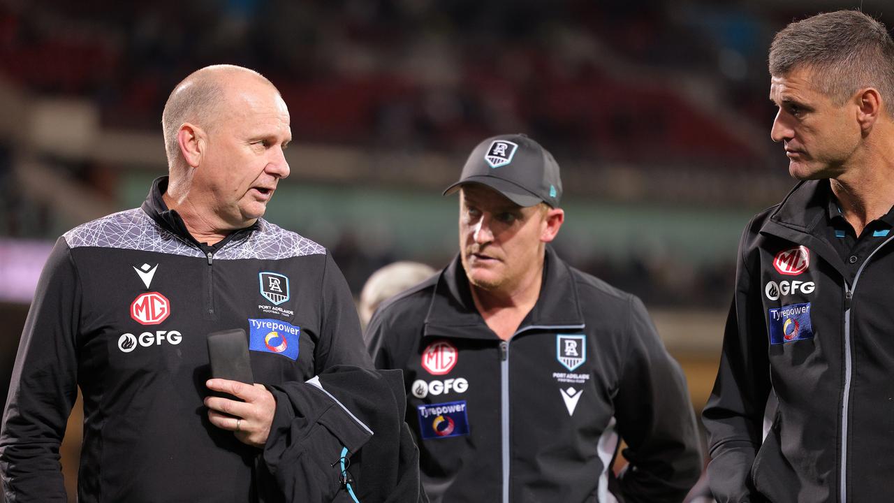 Ken Hinkley and his coaching group have some work ahead of them. Picture: Daniel Kalisz/Getty Images