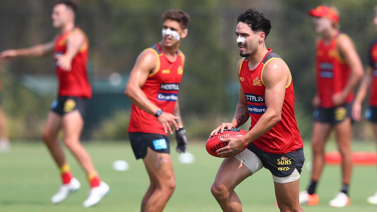 Will the Suns go with Izak Rankine in Round 1? Picture: Chris Hyde/AFL Photos