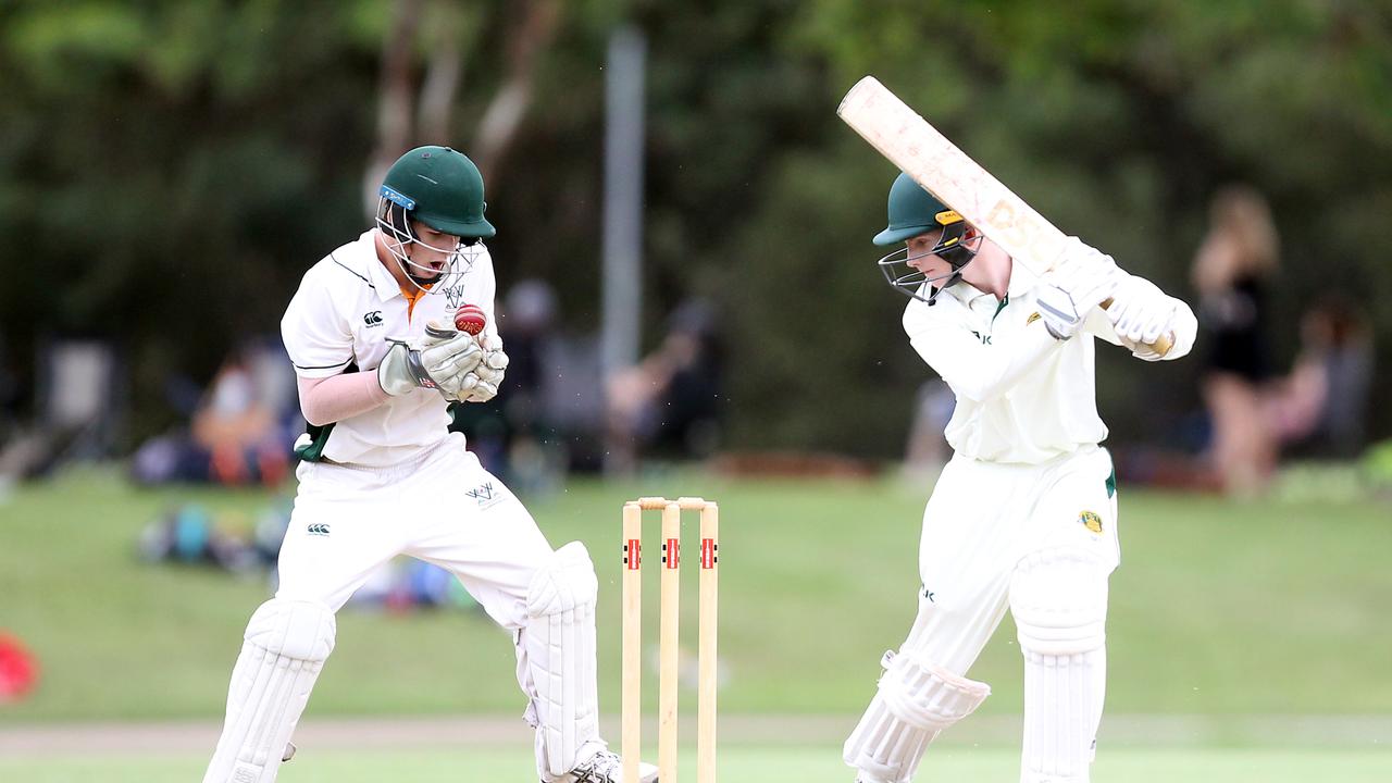 Action from the St Patrick's College (batting) and Villanova College match. Picture Richard Gosling