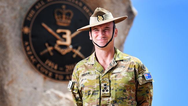 “We’re adapting our culture so people feel better about putting their hand up and saying ‘that’s wrong’. Commander of 3rd Brigade Brigadier Kahlil Fegan responds to behavioural issues within Army. Picture: Alix Sweeney