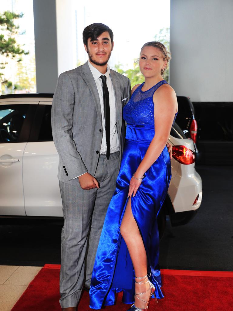 20th November 2020, - Nathan Katz and Jorja Daley - Upper Coomera State High formal held at Mantra on View Surfers paradise, Gold Coast. Photo: Scott Powick Newscorp