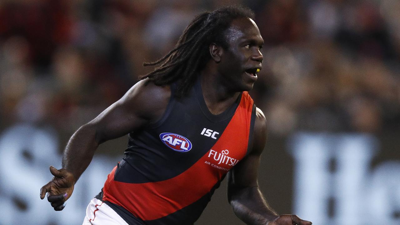 Anthony McDonald-Tipungwuti celebrates a goal last Friday night.