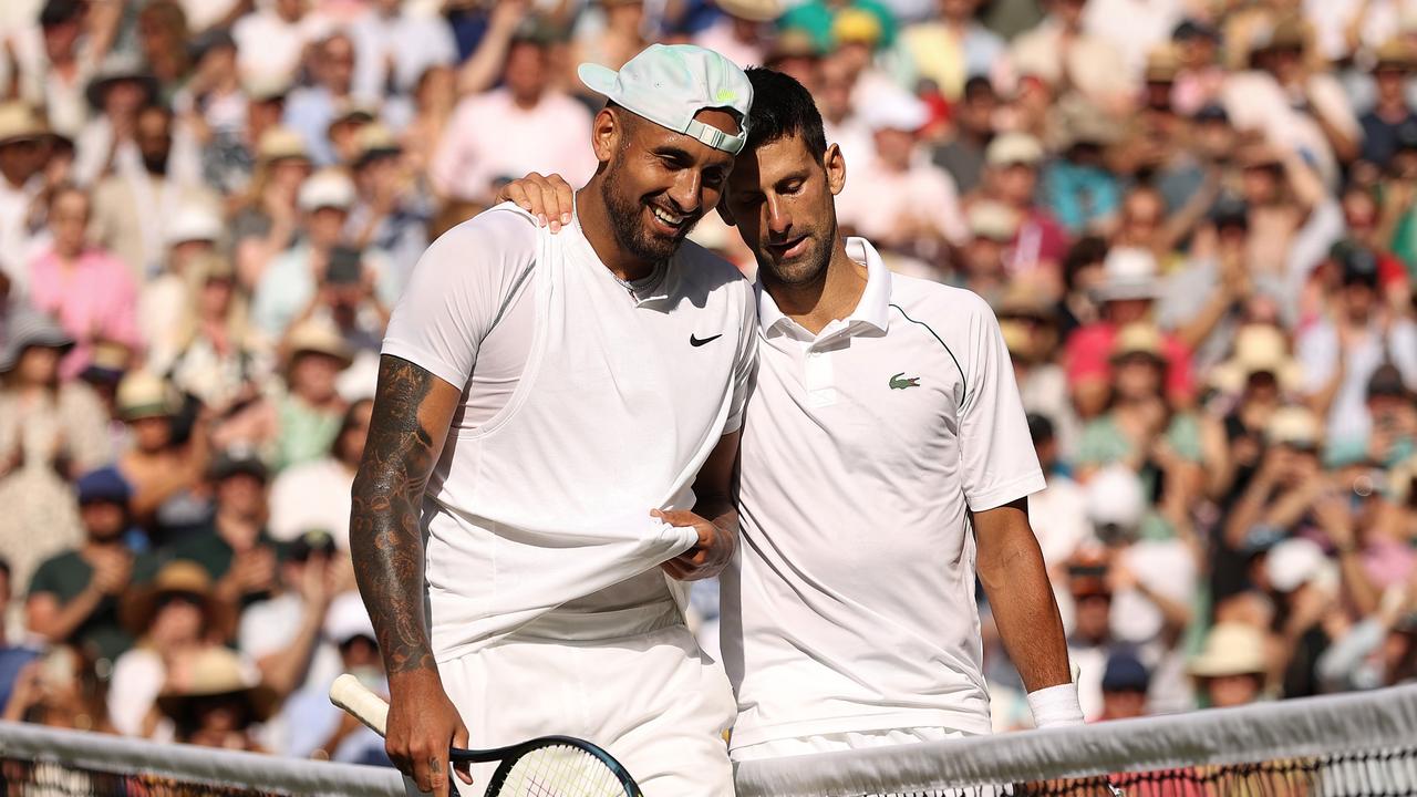 Australian Open news Nick Kyrgios def Novak Djokovic in charity clash, retirement plans, feud with Alex de Minaur Herald Sun