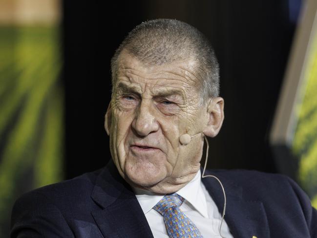 17th July 2024CT Management Group and Original Juice Company Chairman The Hon Jeff Kennett speaking at the Global Food Forum in Brisbane.Photo: Glenn Hunt / The Australian