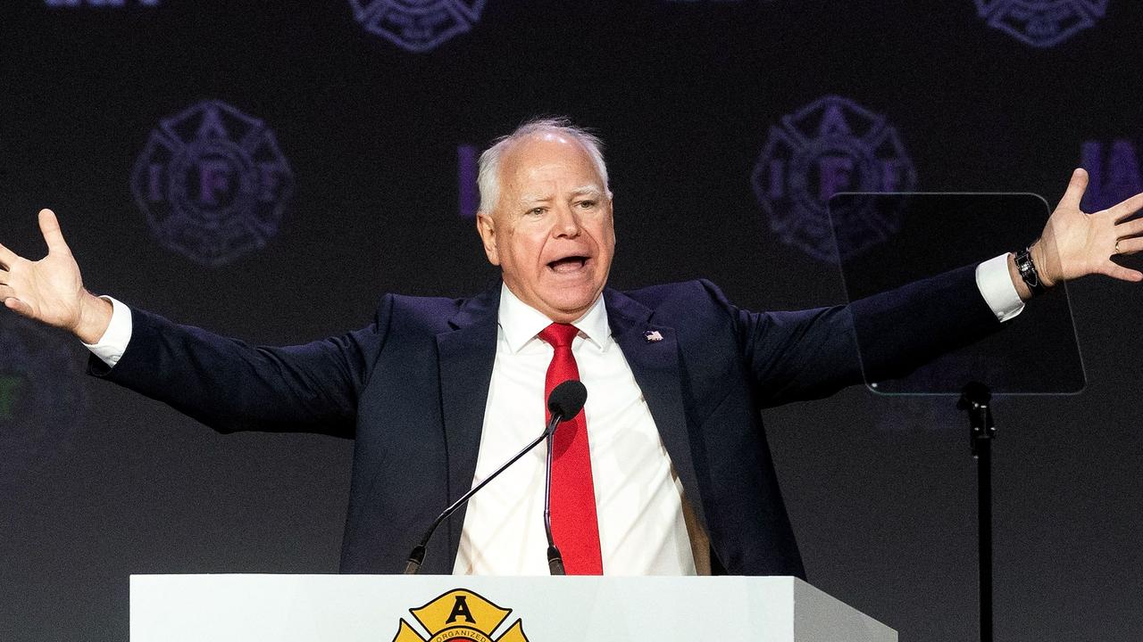 Tim Walz, MS Harris’ Democratic running mate. (Photo by Scott Eisen / GETTY IMAGES NORTH AMERICA / Getty Images via AFP)