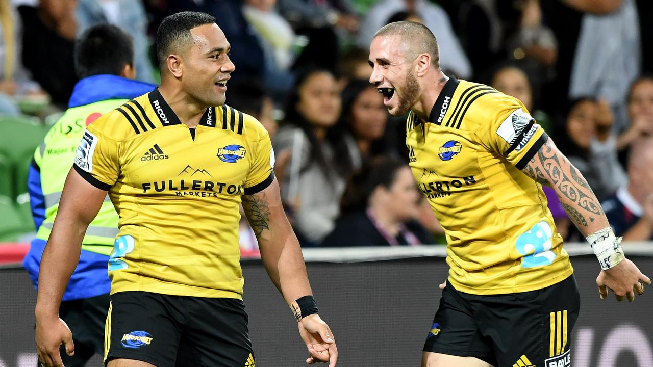 Ngani Laumape will go head to head with Karmichael Hunt, after the Hurricanes named the All Black at inside centre for their first Super Rugby match of the year.