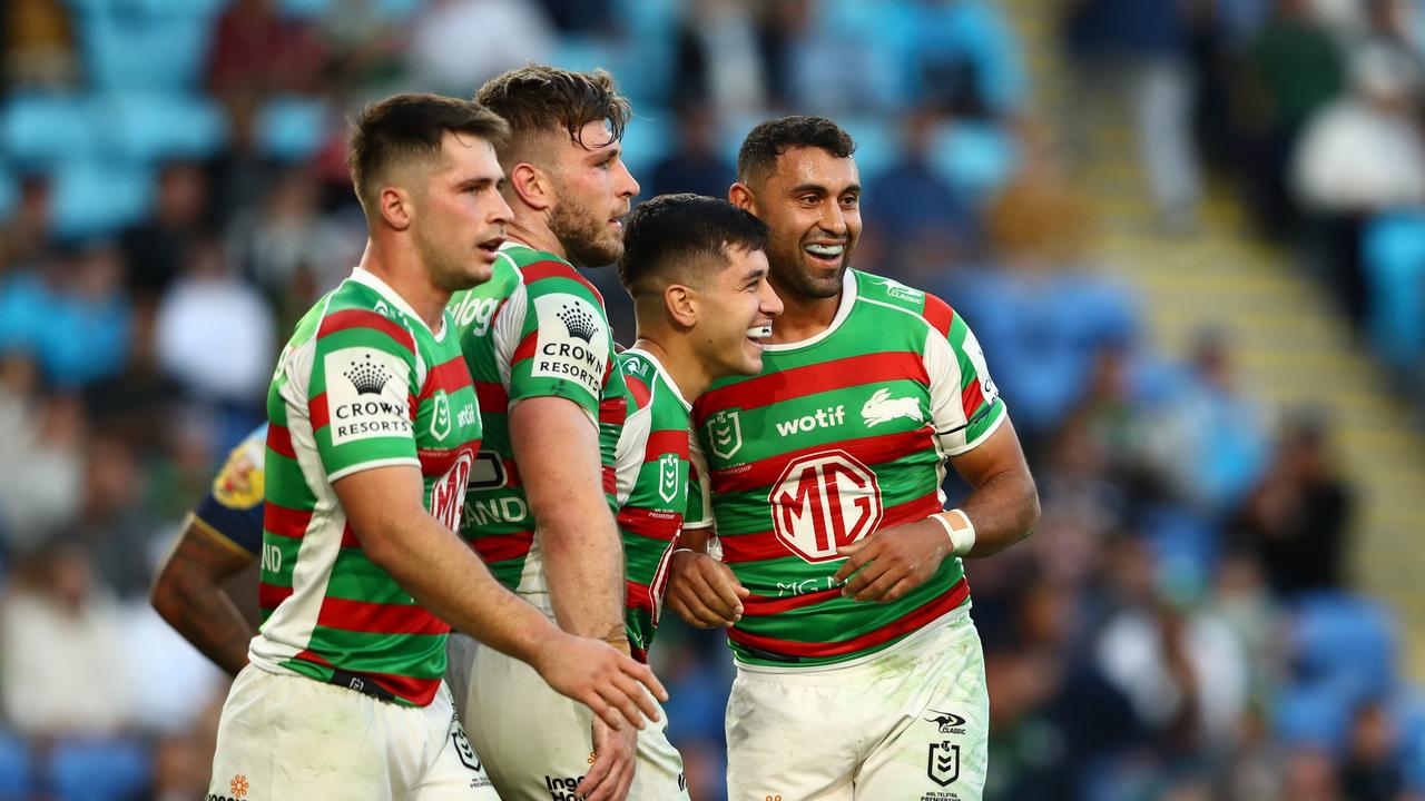 Alex Johnston becomes just the 15th player of all time to crack 150 career tries. Picture: Getty Images