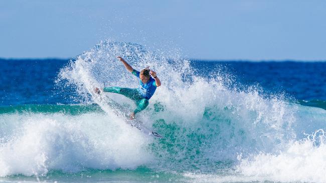 GOLD COAST, QUEENSLAND, AUSTRALIA - MAY 5: Sierra Kerr of Australia winner of the Final of the trials at the Boost Mobile Gold Coast Pro on May 5, 2023 at Gold Coast, Queensland, Australia. (Photo by Andrew Shield/World Surf League)