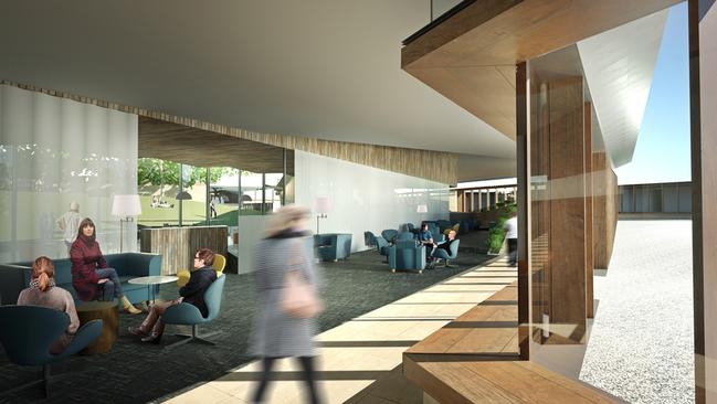 An artist’s impression of the interior of Federal’s Port Arthur resort. Picture: SUPPLIED