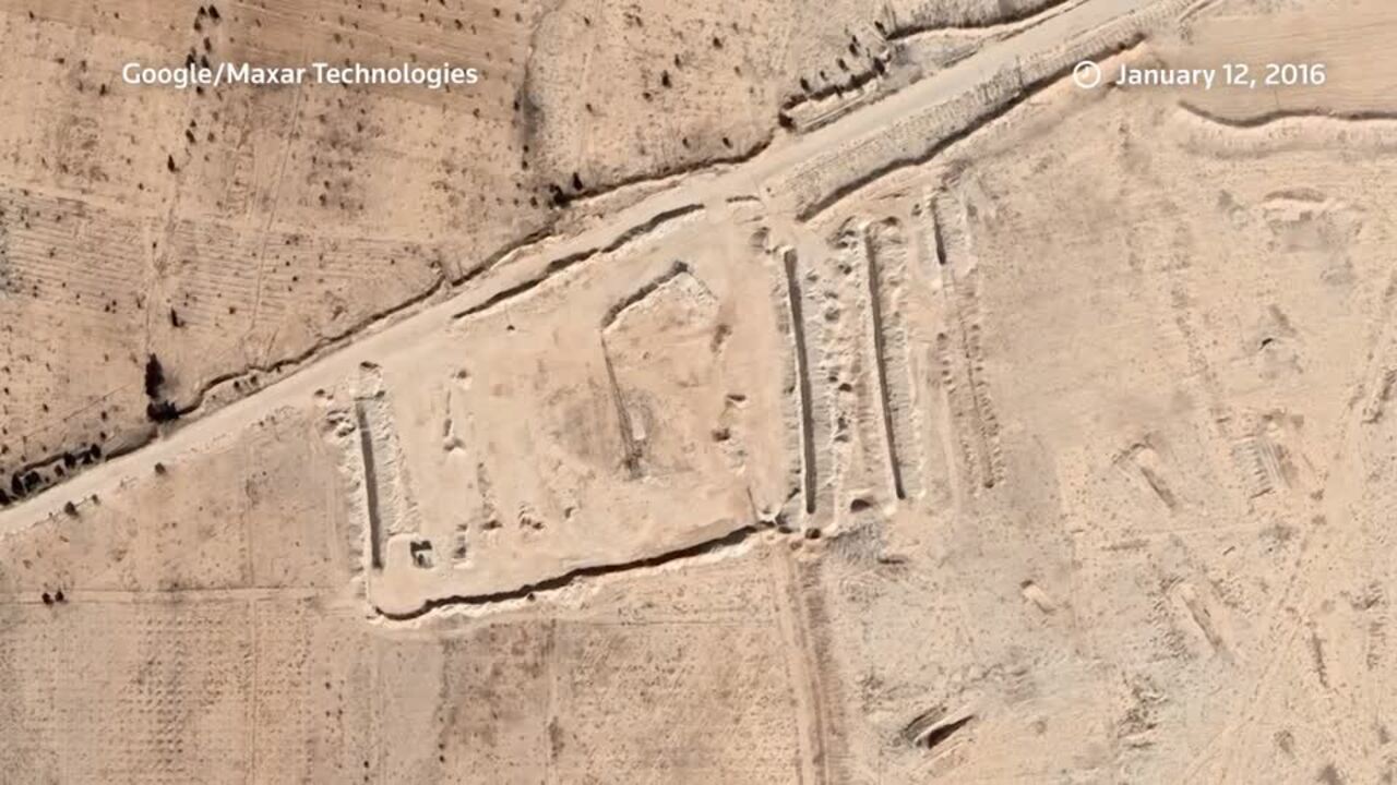 Satellite images show excavation at suspected Syria mass grave site