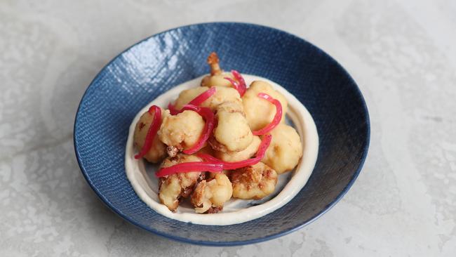 Golda’s double-fried cauliflower is worth its weight in gold. Picture: Rebecca Michael.