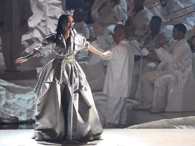 Rihanna performs onstage during the 2016 MTV Video Music Awards at Madison Square Garden on August 28, 2016 in New York City. Picture: Getty